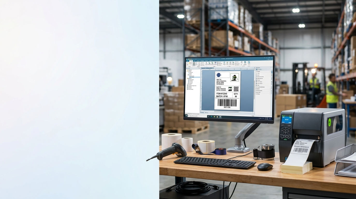 BarTender Commercial Logistics Background